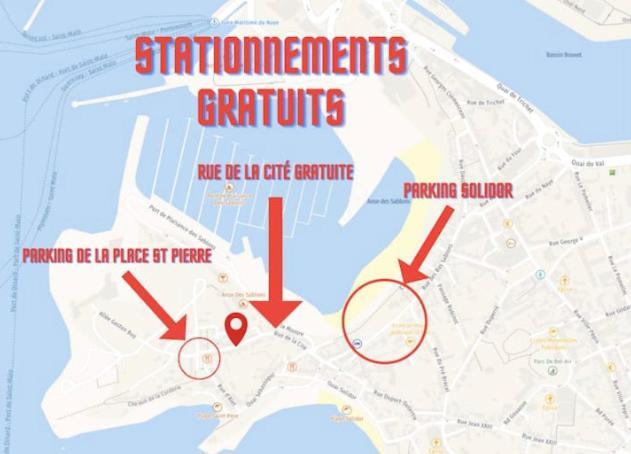 Appartement Frida - Plage 50M - Rue Gratuite Saint-Malo Eksteriør billede